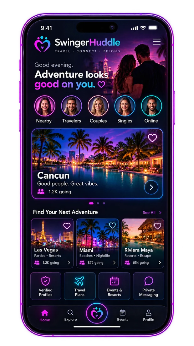 SwingerHuddle app
